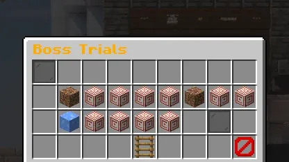 The Boss Trials menu