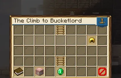 The Climb to Bucketlord menu