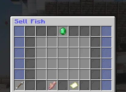 The Sell Fish menu