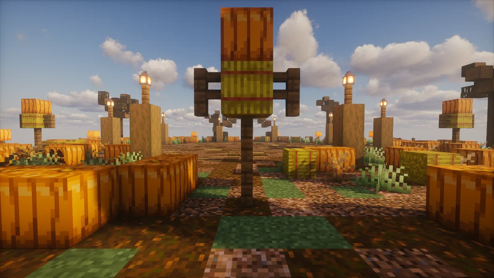 The pumpkin fields of Hollowfield