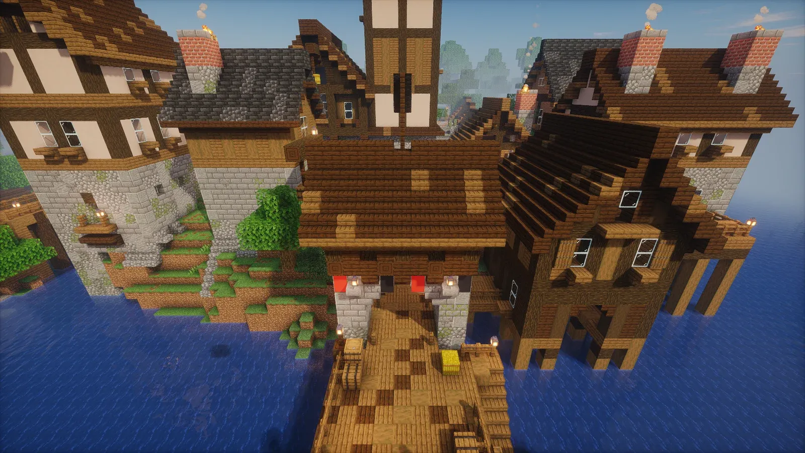 Stormbreak Cove, the raid town on the water